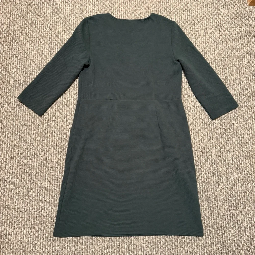 Boden Bronte Ottoman Green Dress - Picture 8 of 10